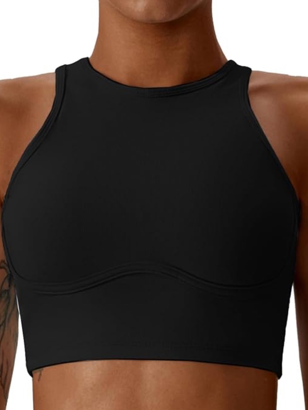 Ribbed Sports Bra for Women